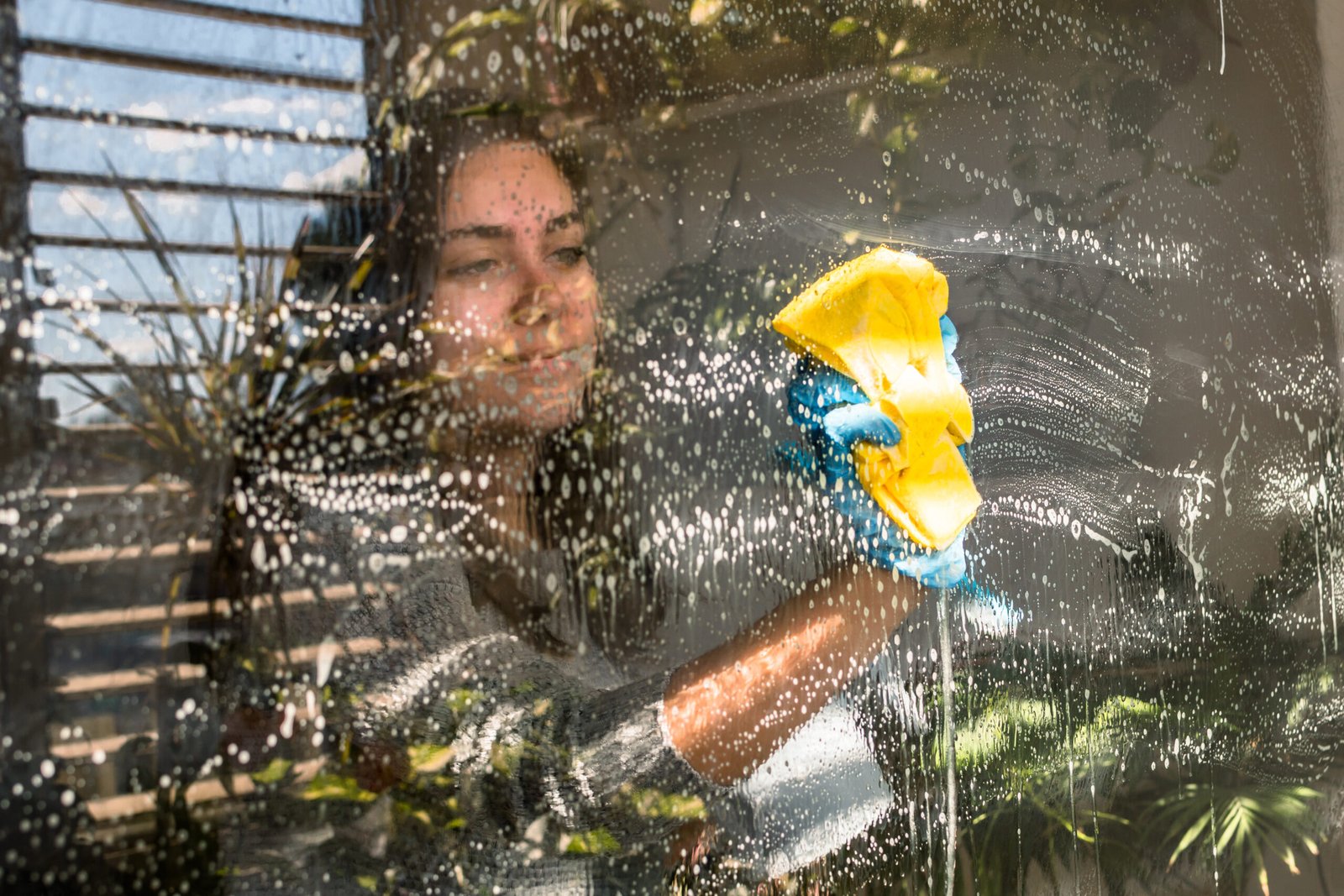 Professional window cleaning for a Haverhill, Massachusetts property